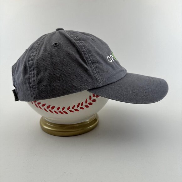 Oportun Baseball Hat Embroidered Adjustable Strap Back Cap Gray 100% Cotton - Picture 5 of 10